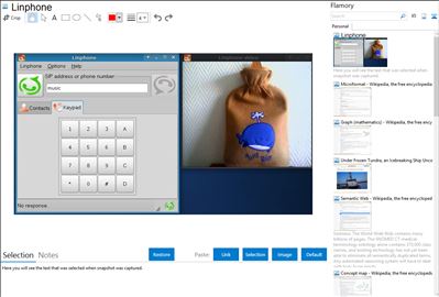 Linphone - Flamory bookmarks and screenshots