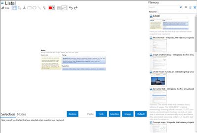 Listal - Flamory bookmarks and screenshots