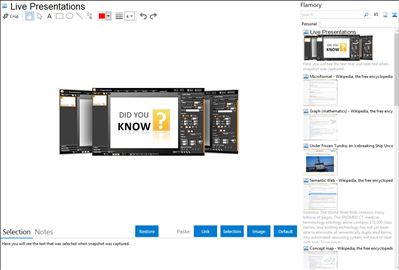Live Presentations - Flamory bookmarks and screenshots