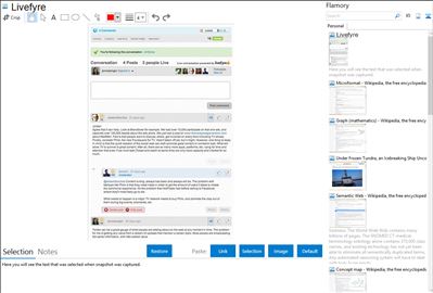 Livefyre - Flamory bookmarks and screenshots