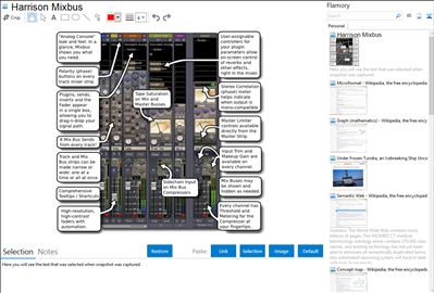 Harrison Mixbus - Flamory bookmarks and screenshots