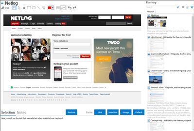 Netlog - Flamory bookmarks and screenshots