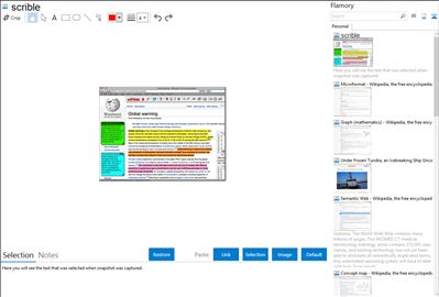 scrible - Flamory bookmarks and screenshots