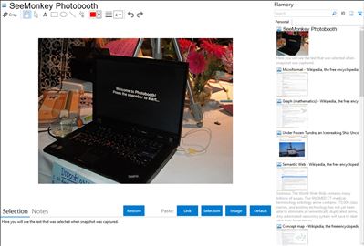 SeeMonkey Photobooth - Flamory bookmarks and screenshots