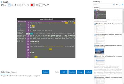 slap - Flamory bookmarks and screenshots