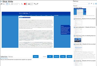 Slick Write - Flamory bookmarks and screenshots