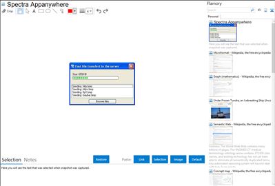 Spectra Appanywhere - Flamory bookmarks and screenshots