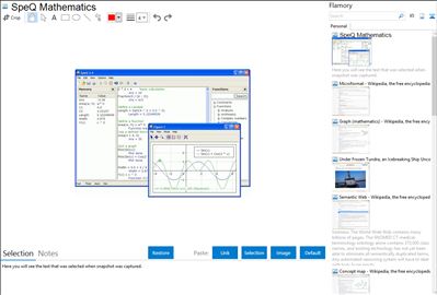 SpeQ Mathematics - Flamory bookmarks and screenshots