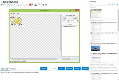 SpriteSheep - Flamory bookmarks and screenshots
