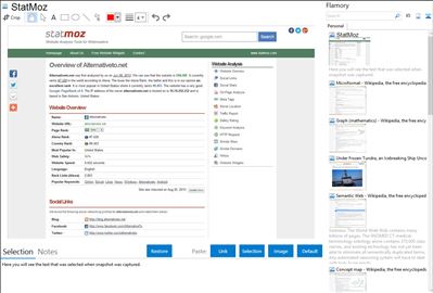 StatMoz - Flamory bookmarks and screenshots
