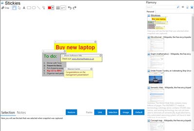 Stickies - Flamory bookmarks and screenshots