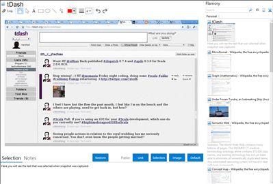 tDash - Flamory bookmarks and screenshots