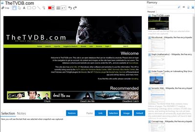 TheTVDB.com - Flamory bookmarks and screenshots