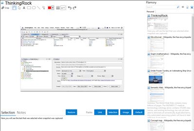 ThinkingRock - Flamory bookmarks and screenshots