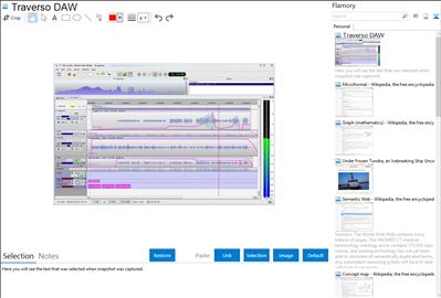 Traverso DAW - Flamory bookmarks and screenshots