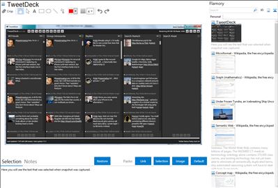 TweetDeck - Flamory bookmarks and screenshots