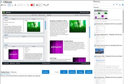 Ubivox - Flamory bookmarks and screenshots