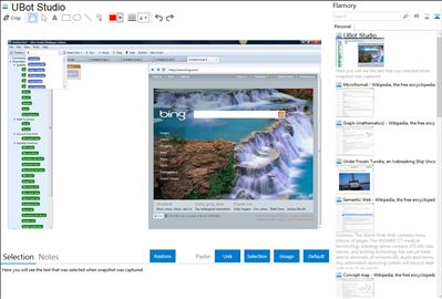 UBot Studio - Flamory bookmarks and screenshots