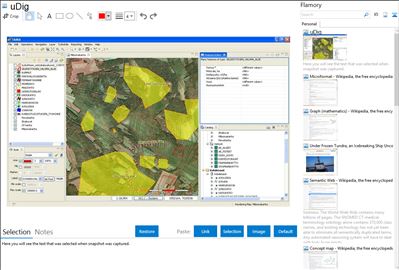 uDig - Flamory bookmarks and screenshots