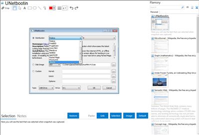 UNetbootin - Flamory bookmarks and screenshots