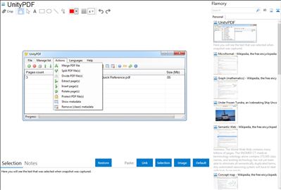 UnityPDF - Flamory bookmarks and screenshots