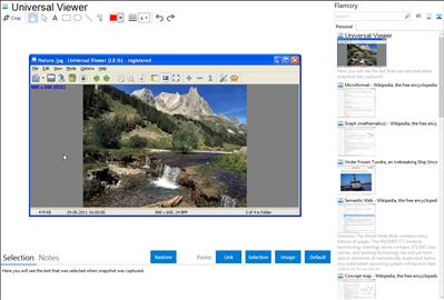 Universal Viewer - Flamory bookmarks and screenshots