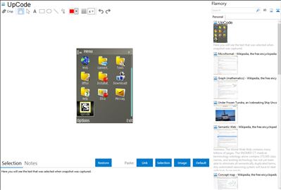UpCode - Flamory bookmarks and screenshots