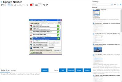 Update Notifier - Flamory bookmarks and screenshots