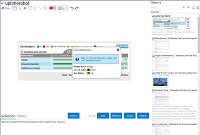 uptimerobot - Flamory bookmarks and screenshots