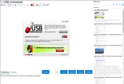 USB immunizer - Flamory bookmarks and screenshots