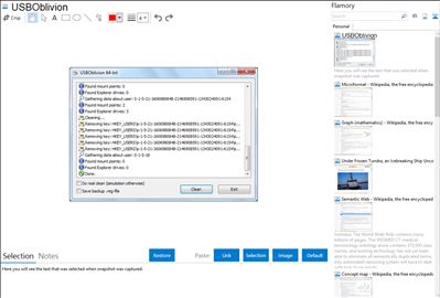 USBOblivion - Flamory bookmarks and screenshots