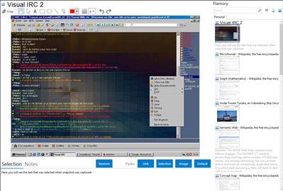 Visual IRC 2 - Flamory bookmarks and screenshots
