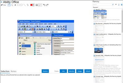Ability Office - Flamory bookmarks and screenshots