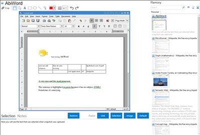 AbiWord - Flamory bookmarks and screenshots