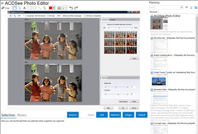 ACDSee Photo Editor - Flamory bookmarks and screenshots