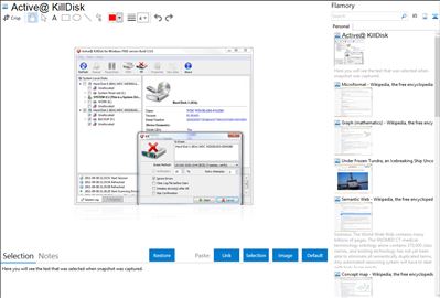 Active@ KillDisk - Flamory bookmarks and screenshots