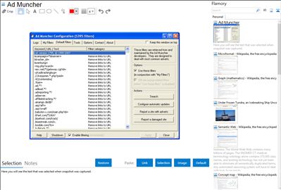 Ad Muncher - Flamory bookmarks and screenshots