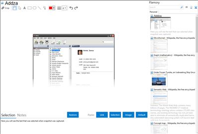 Addza - Flamory bookmarks and screenshots