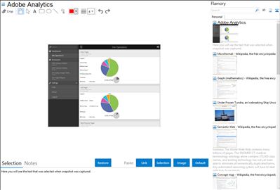 Adobe Analytics - Flamory bookmarks and screenshots