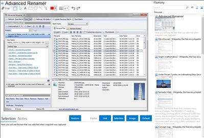 Advanced Renamer - Flamory bookmarks and screenshots