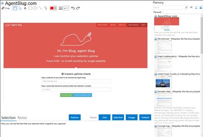 AgentSlug.com - Flamory bookmarks and screenshots