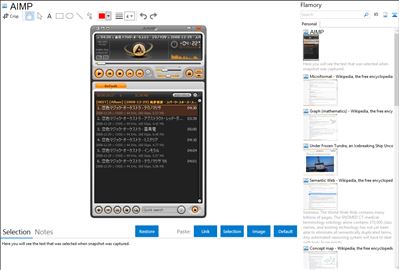 AIMP - Flamory bookmarks and screenshots