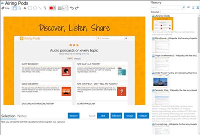 Airing Pods - Flamory bookmarks and screenshots