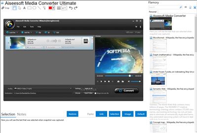 Aiseesoft Media Converter Ultimate - Flamory bookmarks and screenshots