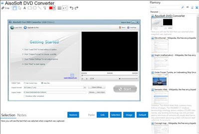 AisoSoft DVD Converter - Flamory bookmarks and screenshots