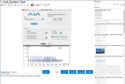 AJA System Test - Flamory bookmarks and screenshots