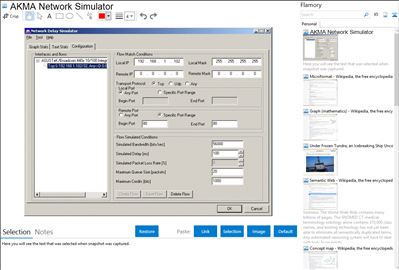 AKMA Network Simulator - Flamory bookmarks and screenshots