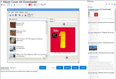 Album Cover Art Downloader - Flamory bookmarks and screenshots