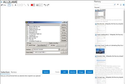 ALL2LAME - Flamory bookmarks and screenshots