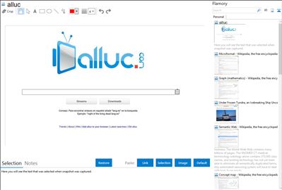 alluc - Flamory bookmarks and screenshots